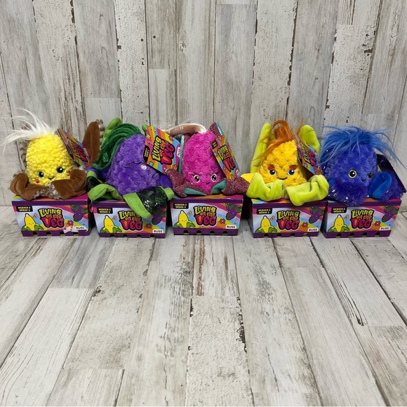 Living on The Veg Series 2 Russ Kellytoy 3+ NEW! Lot of 5 Plush Toys *No Repeats - Picture 1 of 7